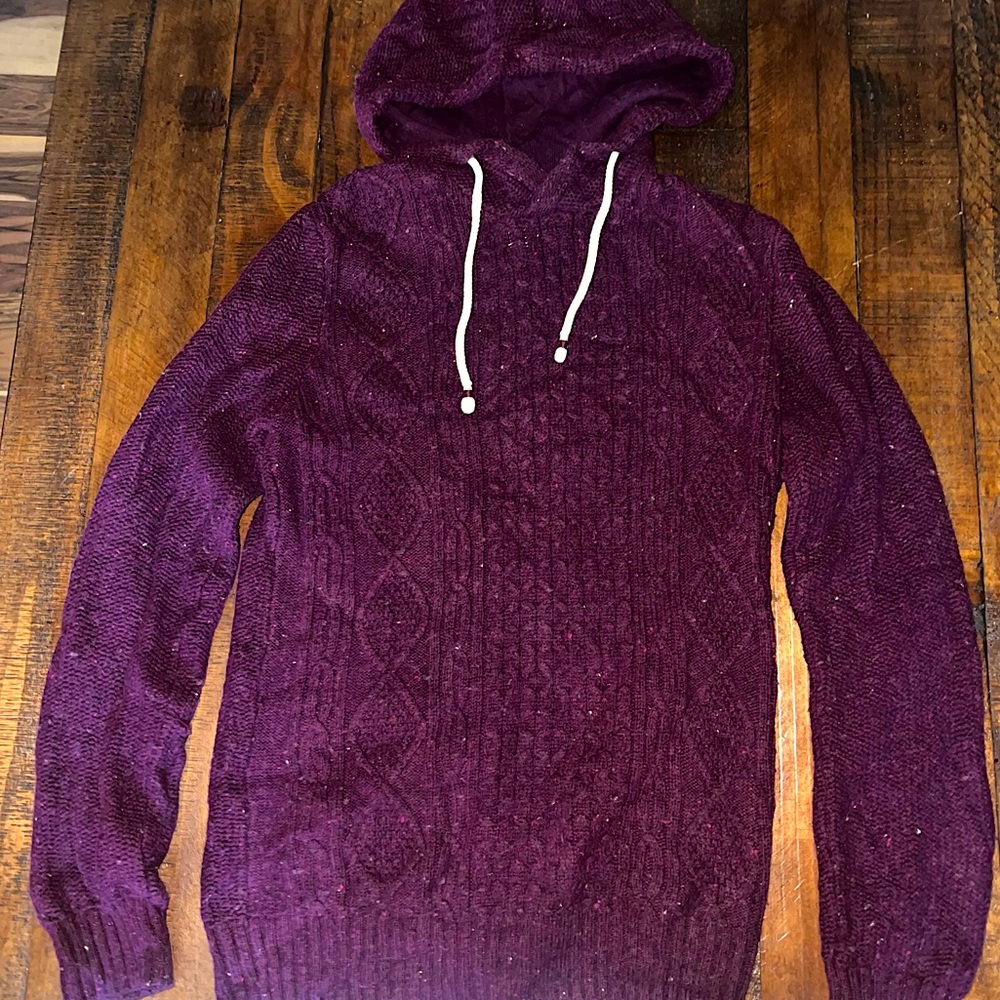H&M Woven Knit Hoodie